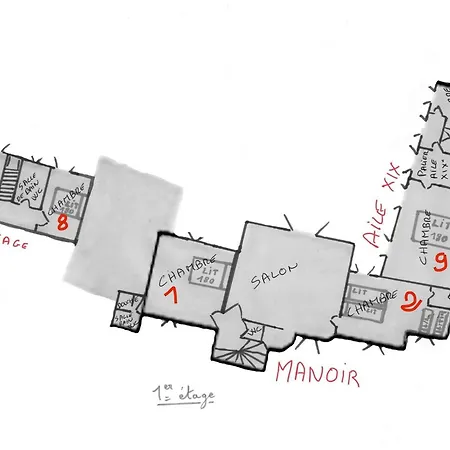 펜션 Manoir+piscine Chauffee : We Dimanche Inclus Donges