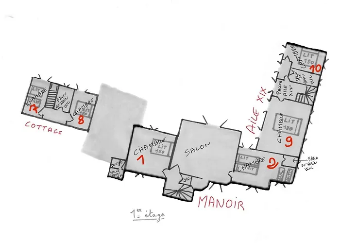 Ferienhaus Manoir+piscine Chauffee : We Dimanche Inclus Donges