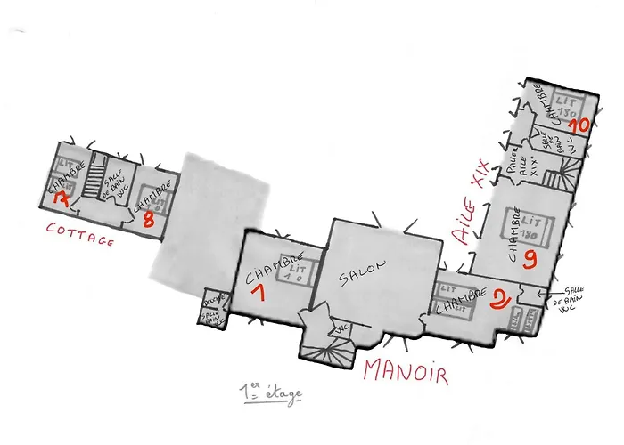 Ferienhaus Manoir+piscine Chauffee : We Dimanche Inclus Donges